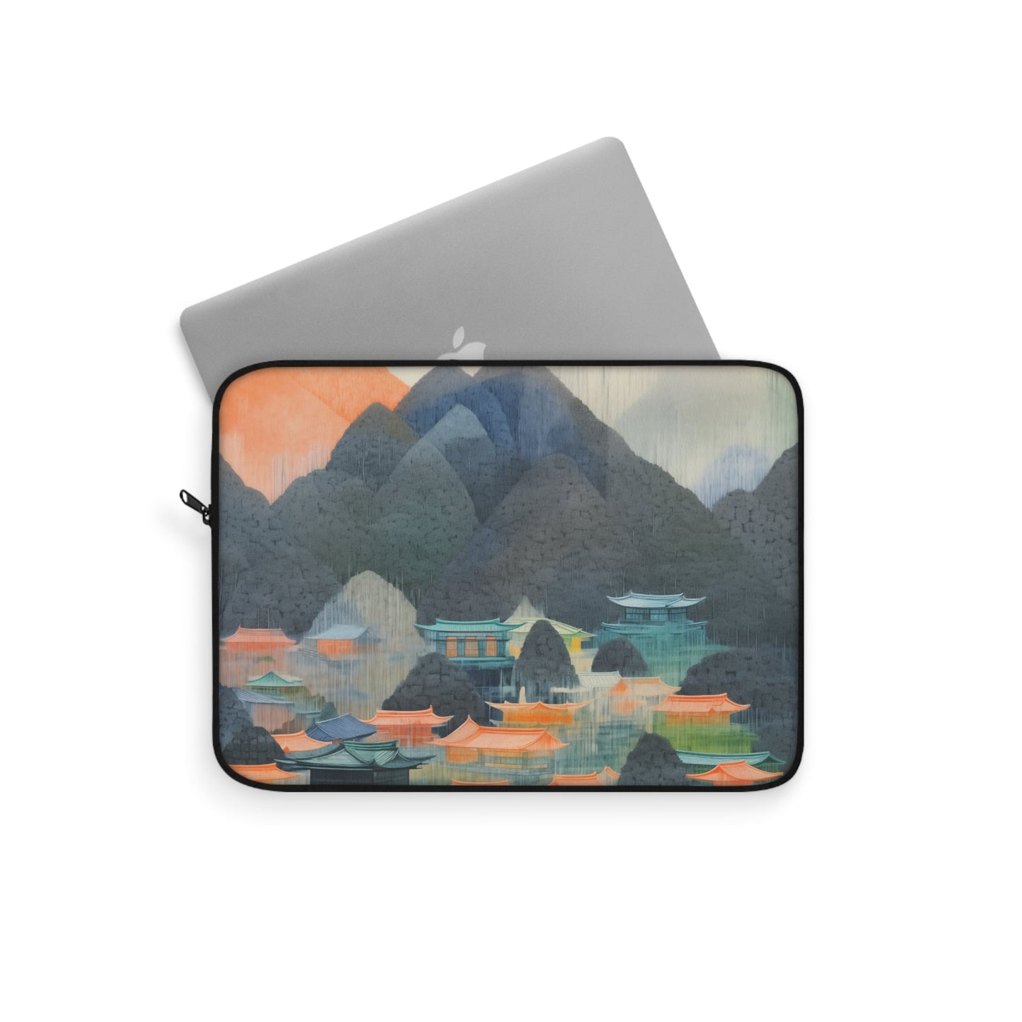 Artistic Japanese Countryside Laptop Sleeve