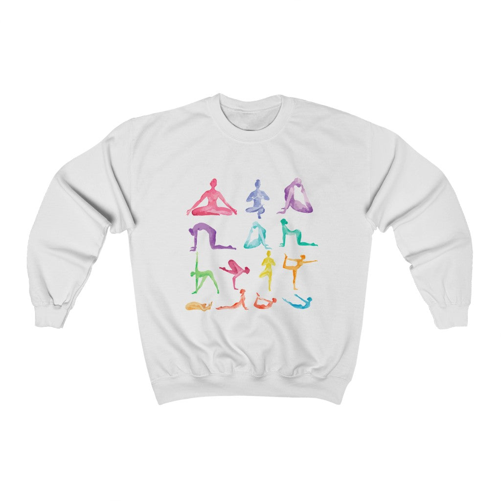 Yoga-Inspired Pullover Sweatshirt