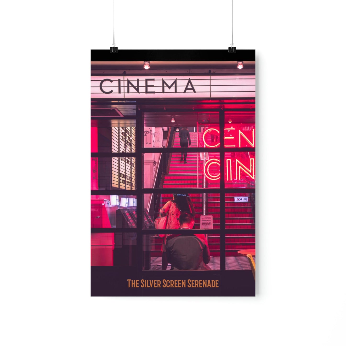 Vintage Movie Theme Print