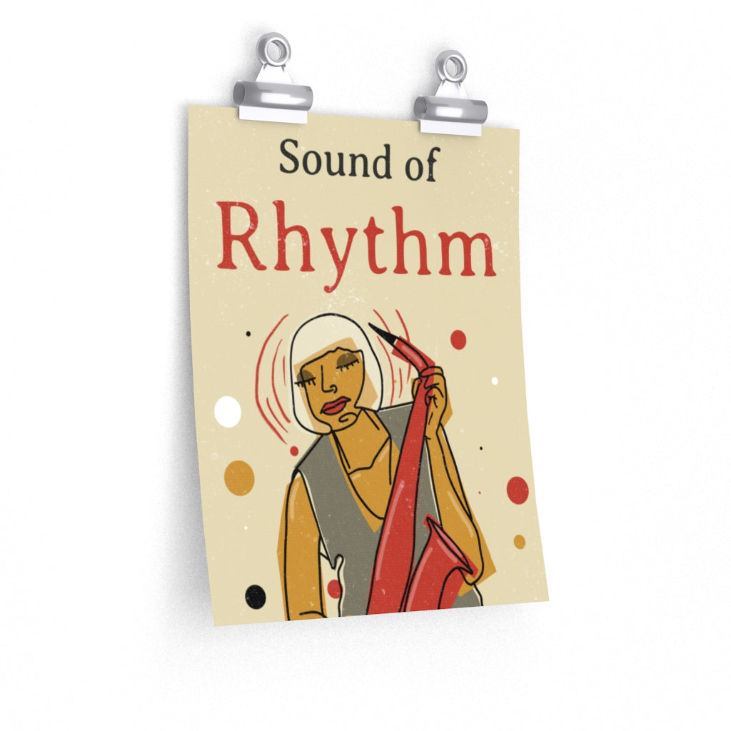 Vintage Jazz Poster: Resonance of Rhythm