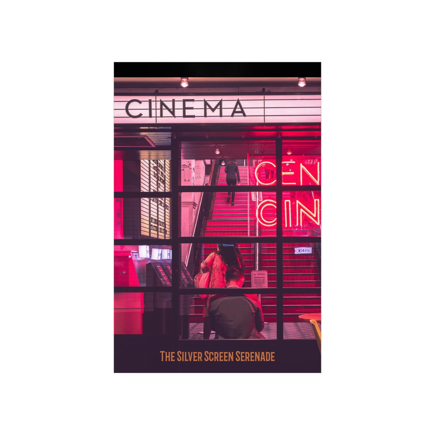 Vintage Movie Theme Print