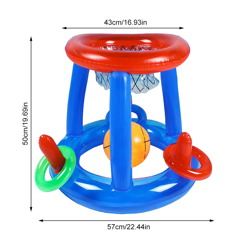 Basketball Hoop Set for Inflatable Swimming Pool