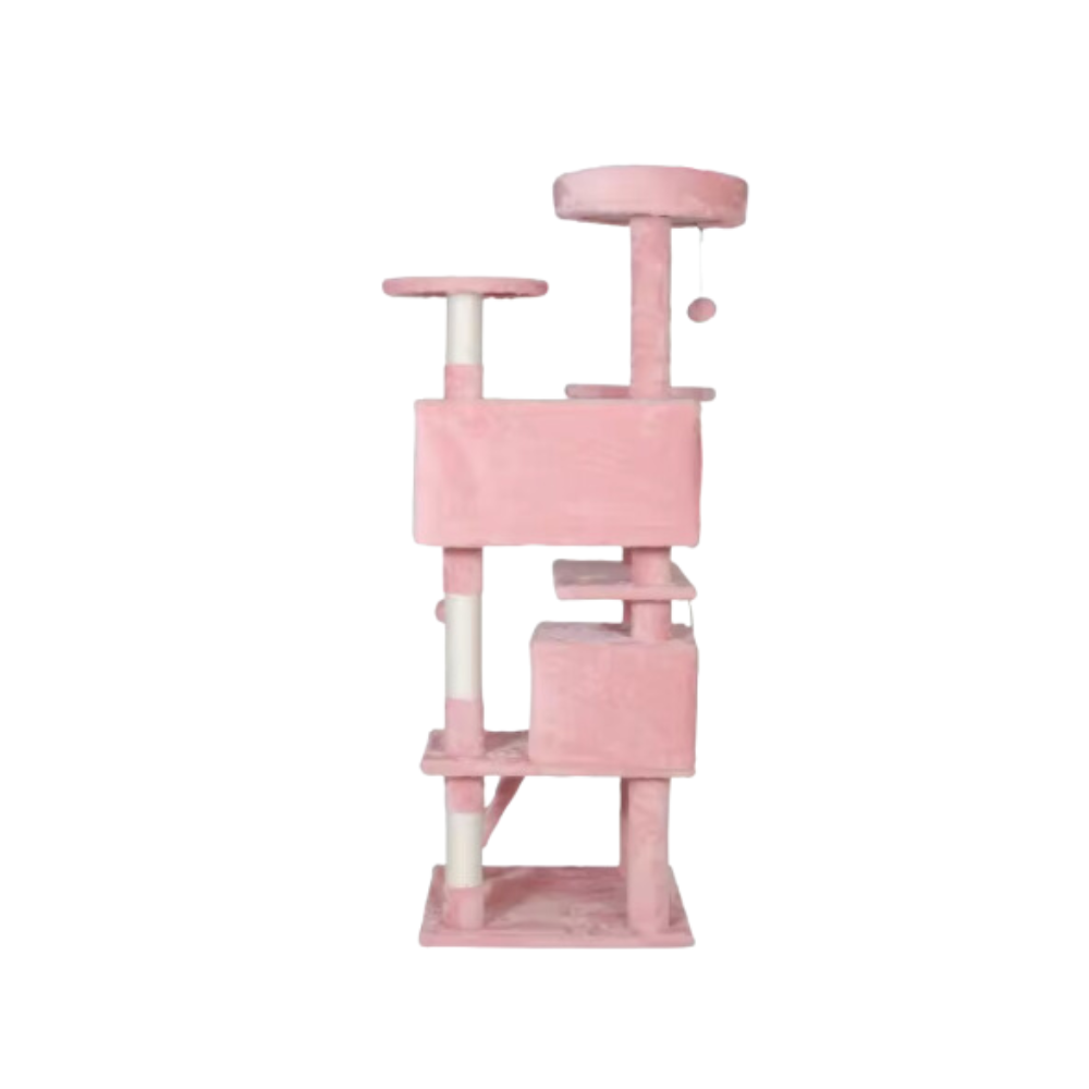 Scratching Post Cat Tree with Climbing Steps