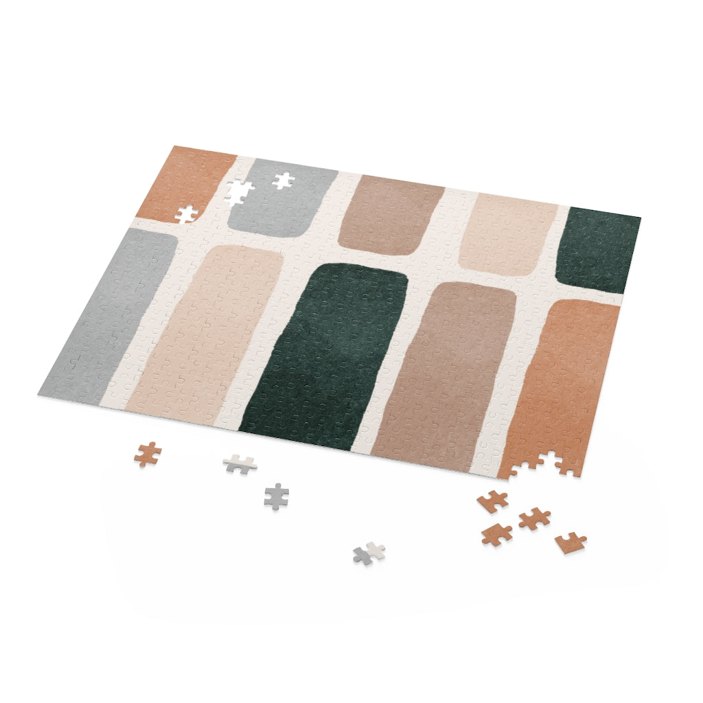 500-Piece Vintage Stripes Puzzle