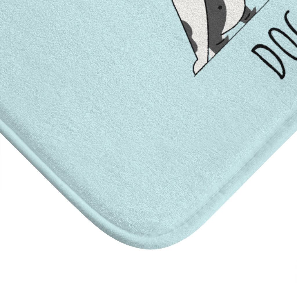 Yoga Bath Mat for the Downward Facing Dog Pose