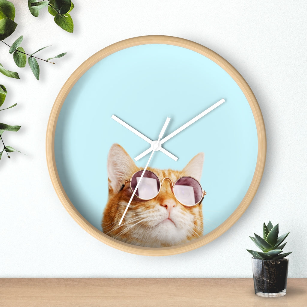 The Right Cat Wall Clock