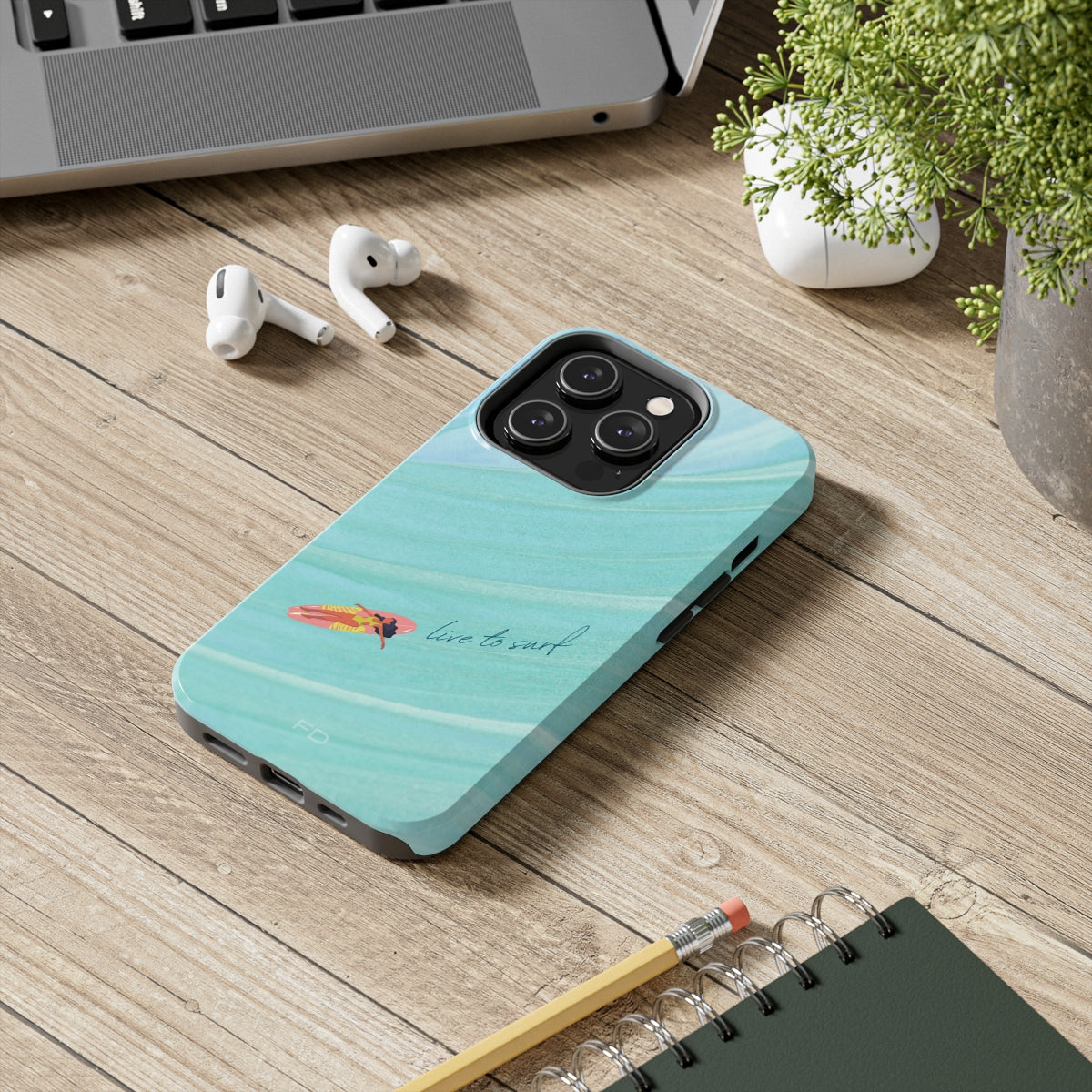 Surf Strong iPhone Case with Wireless Charging