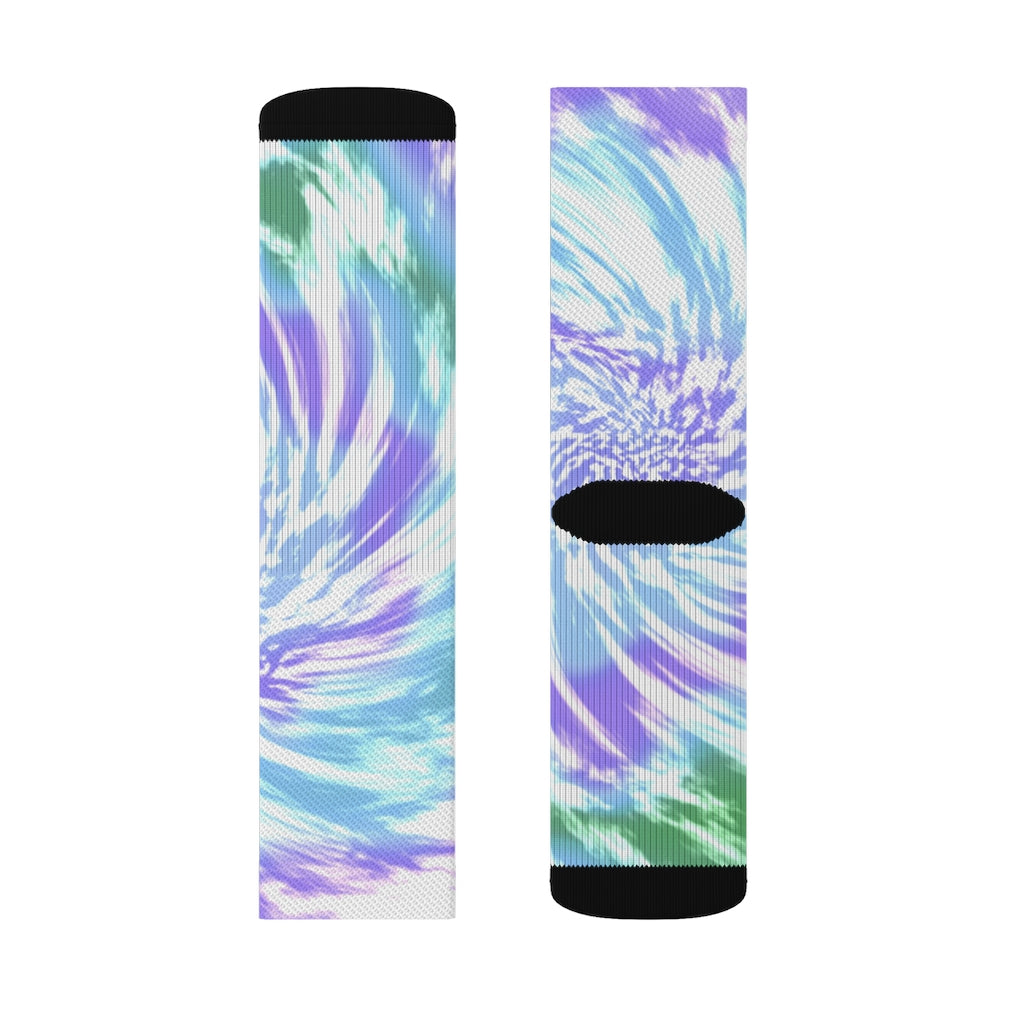 Vibrant Lavender Patterned Socks