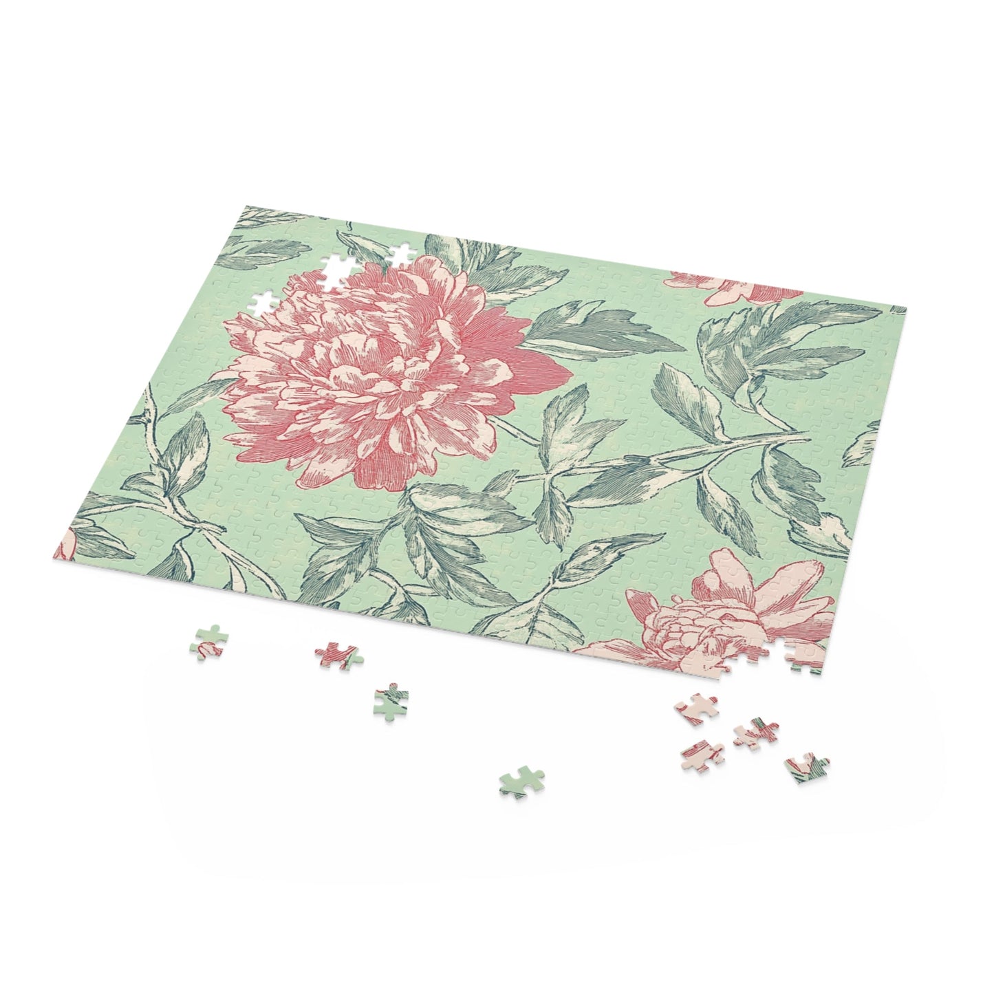 500-Piece Soft Peonies Puzzle
