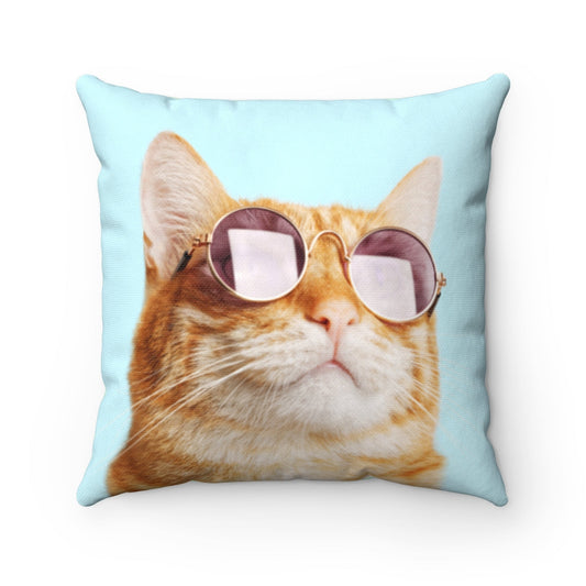The Feline Supremacy Square Pillow - Available in 4 Sizes
