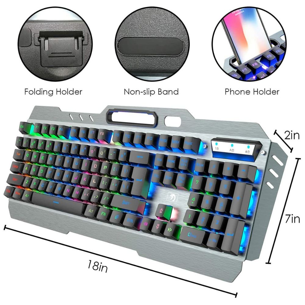 Professional Metal Gaming Keyboard and Mouse Set with Wireless Connectivity - Ninja Dragon Edition