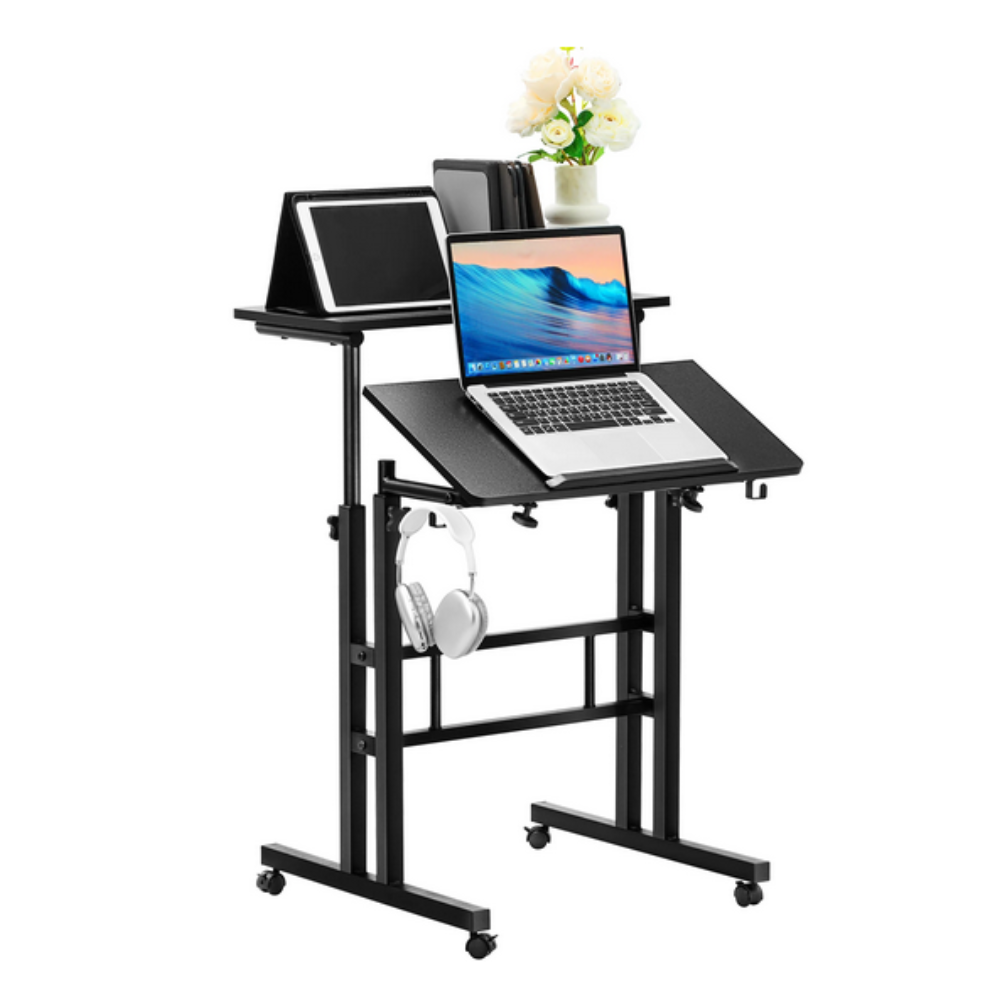 Adjustable Laptop Stand with Versatile Functionality