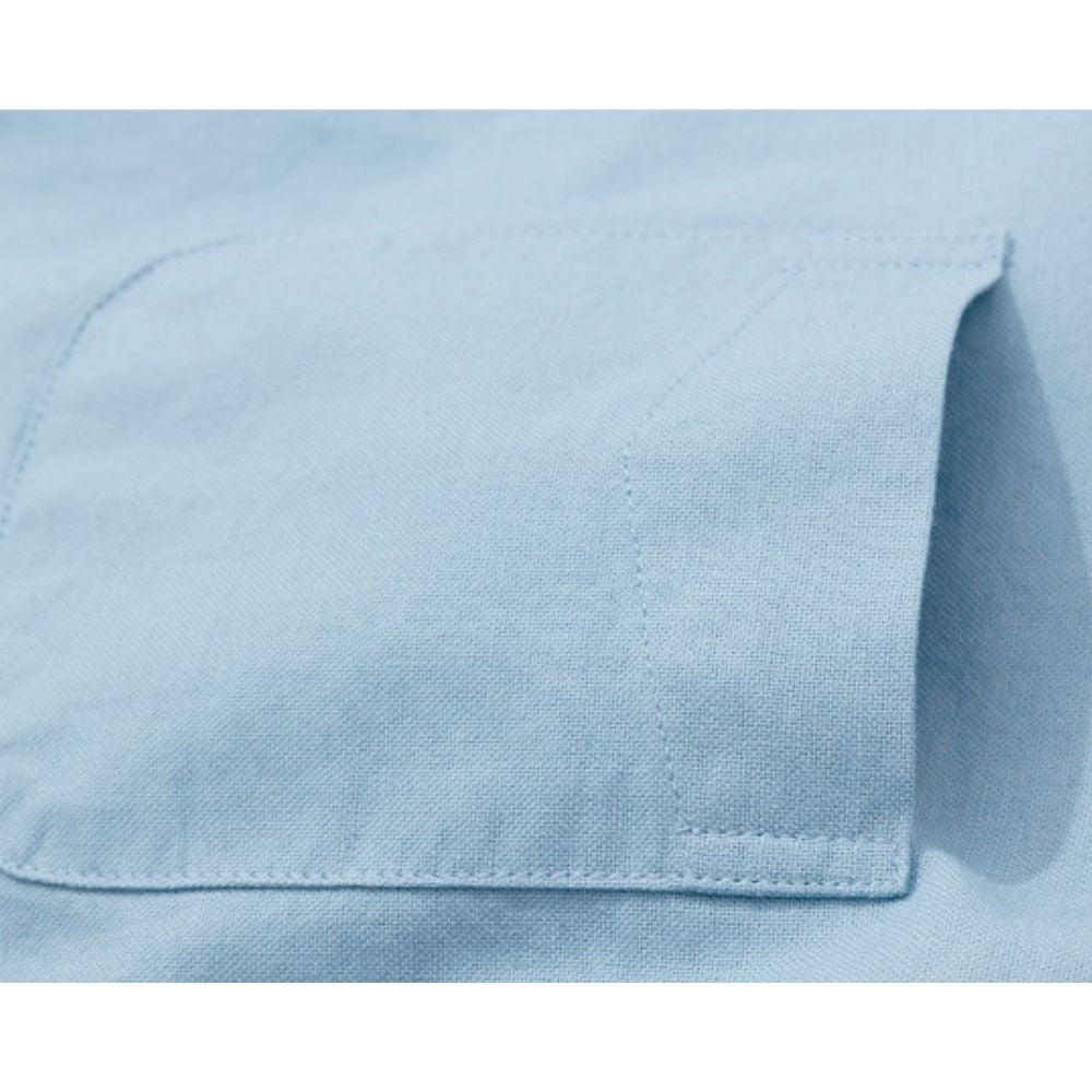 Stand Collar Men's Button-Up Shirt