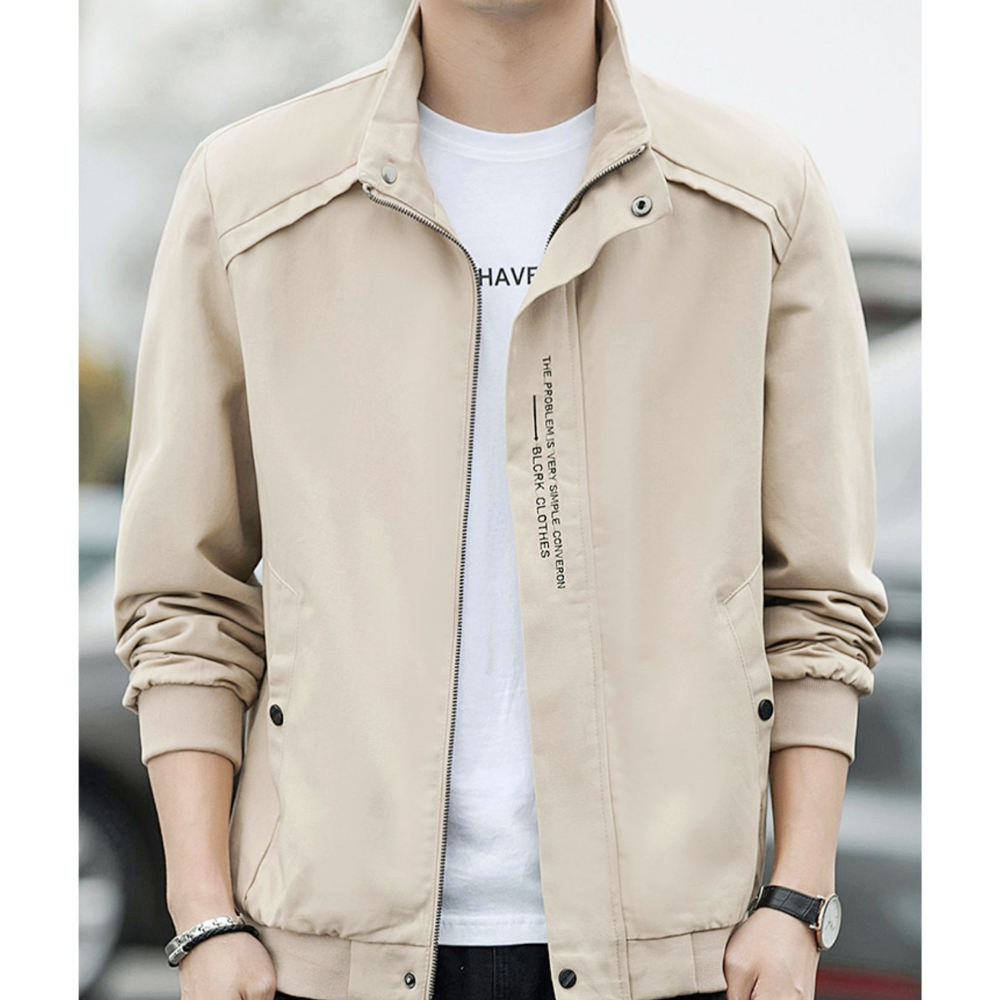 Short High Collar Men's Jacket