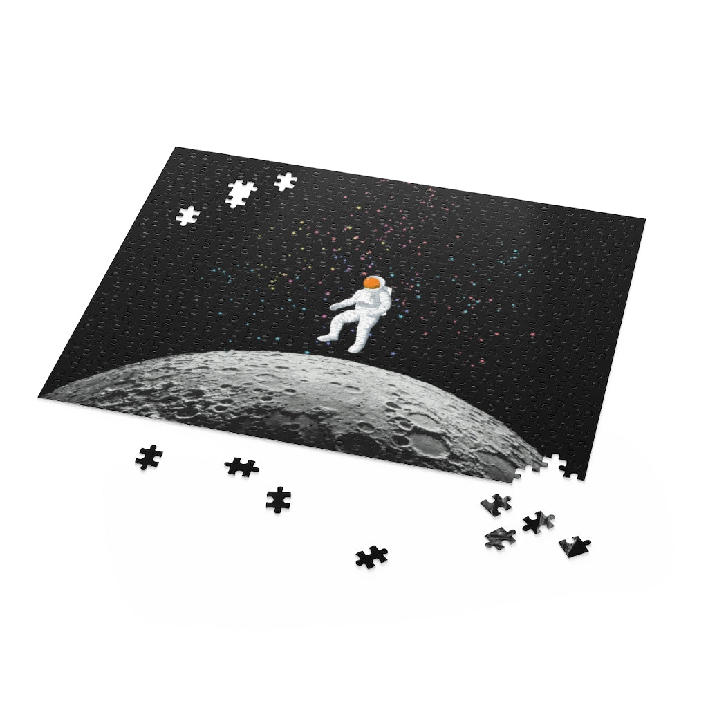 500-Piece Puzzle Featuring an Astronaut on the Lunar Surface