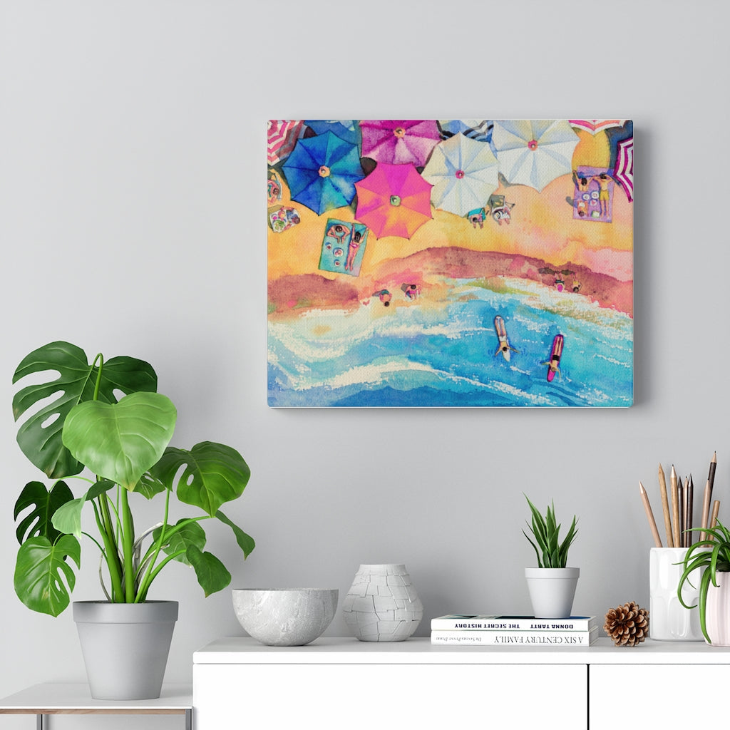 Vibrant Seaside Canvas Gallery Wraps Wall Decor