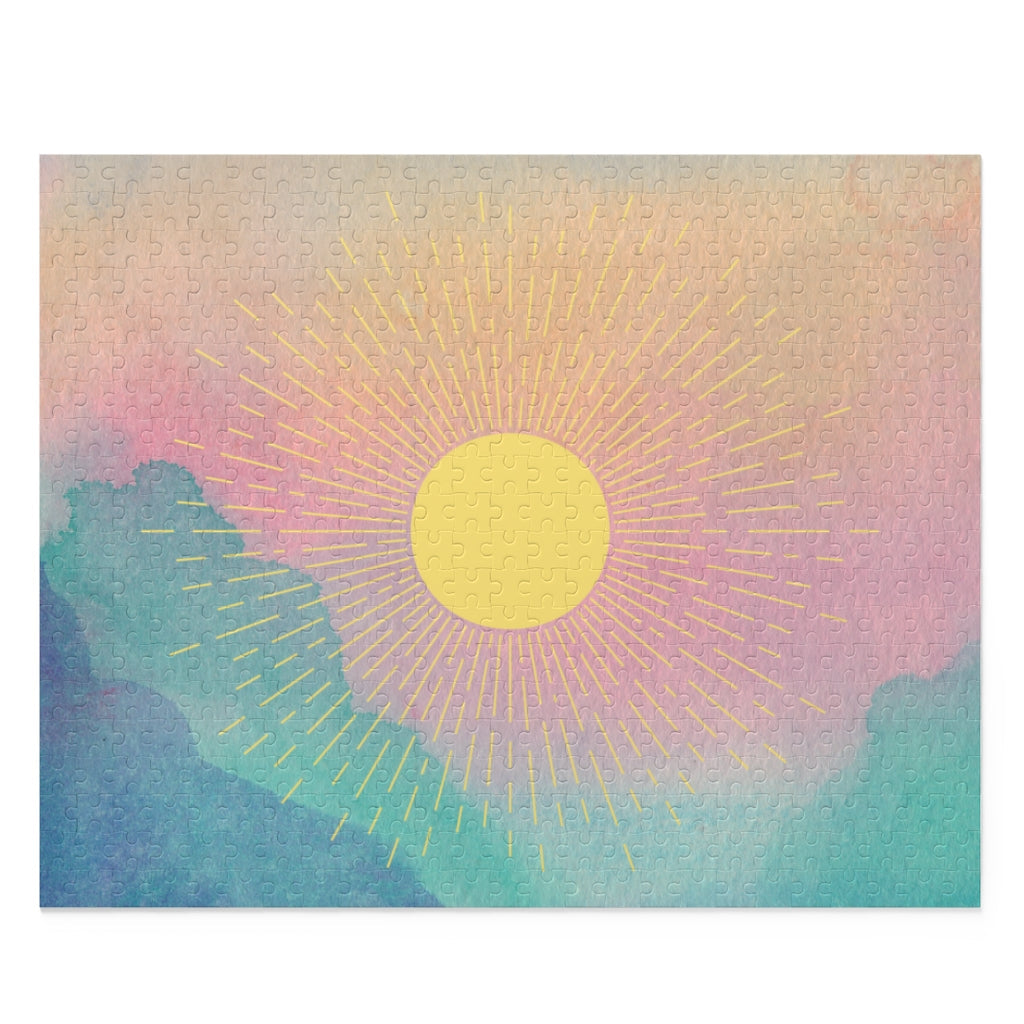 500-Piece Puzzle Featuring a Radiant Sun