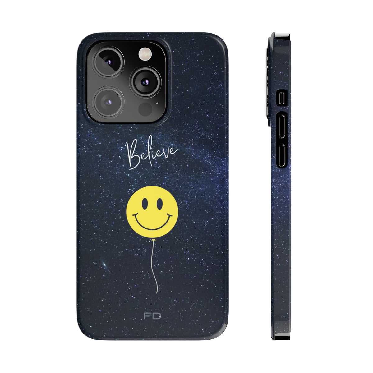 Spacey Smiles - Believe iPhone Slim Case