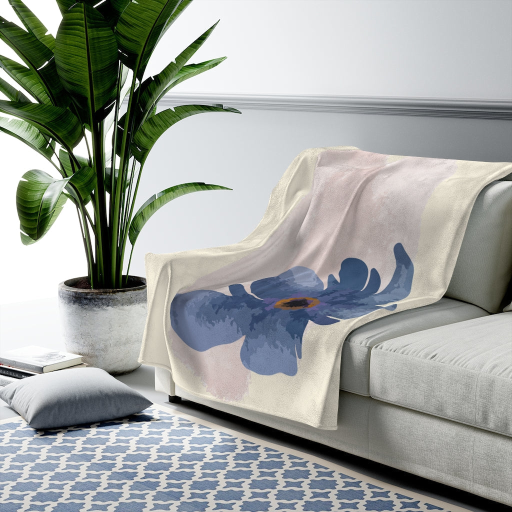Abstract Blossom Cozy Blanket