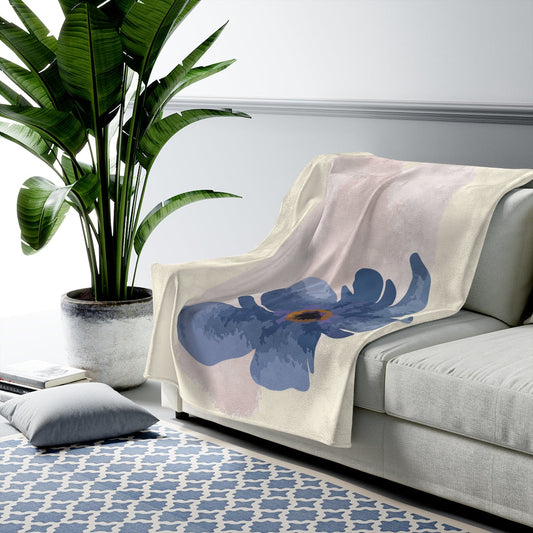 Abstract Blossom Cozy Blanket