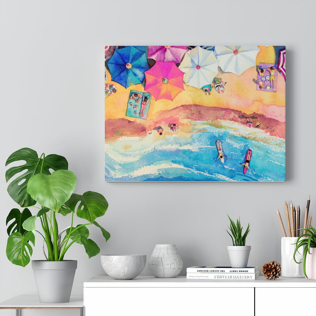 Vibrant Seaside Canvas Gallery Wraps Wall Decor