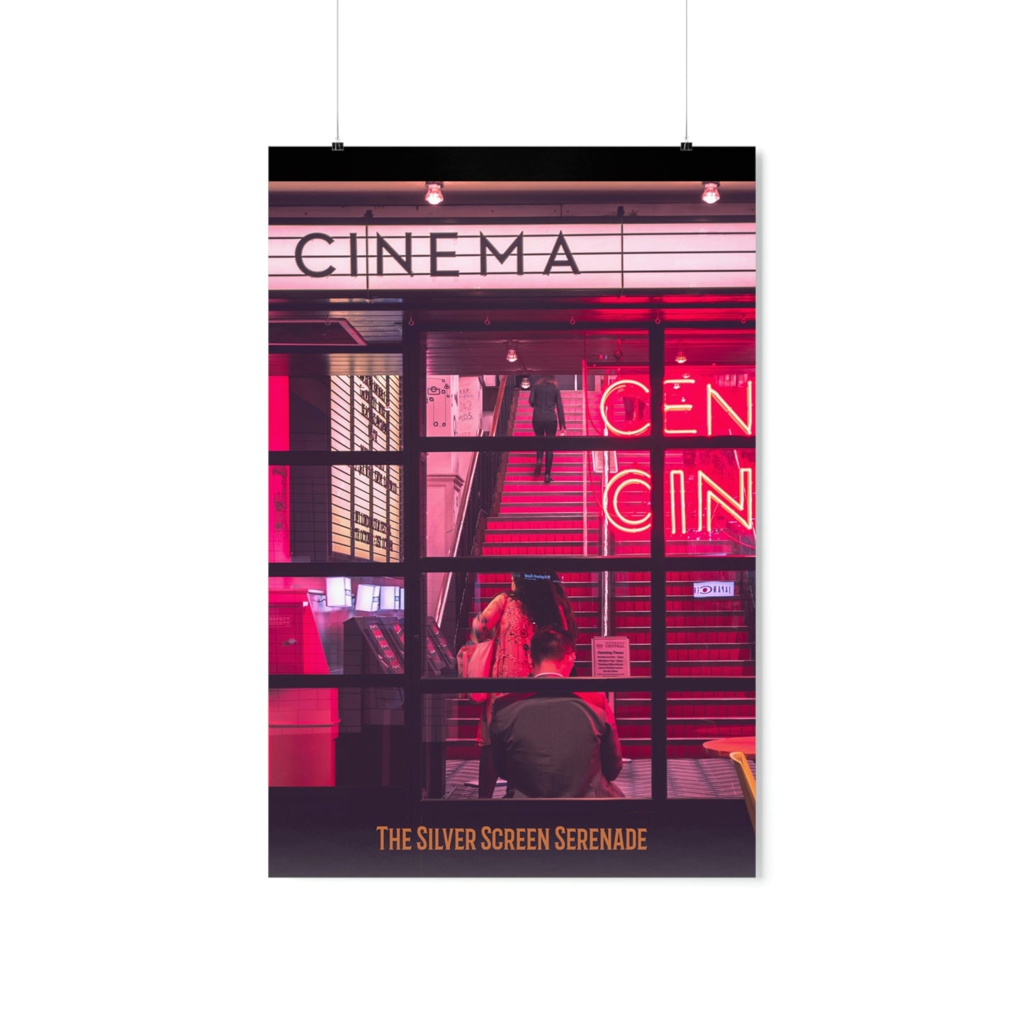 Vintage Movie Theme Print