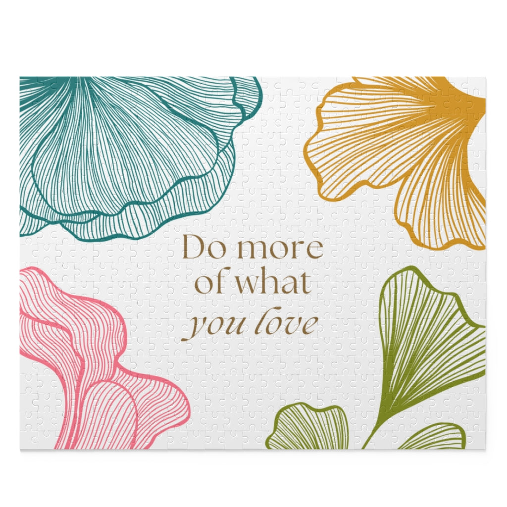 500-Piece Puzzle: Follow Your Passion with a Floral Twist