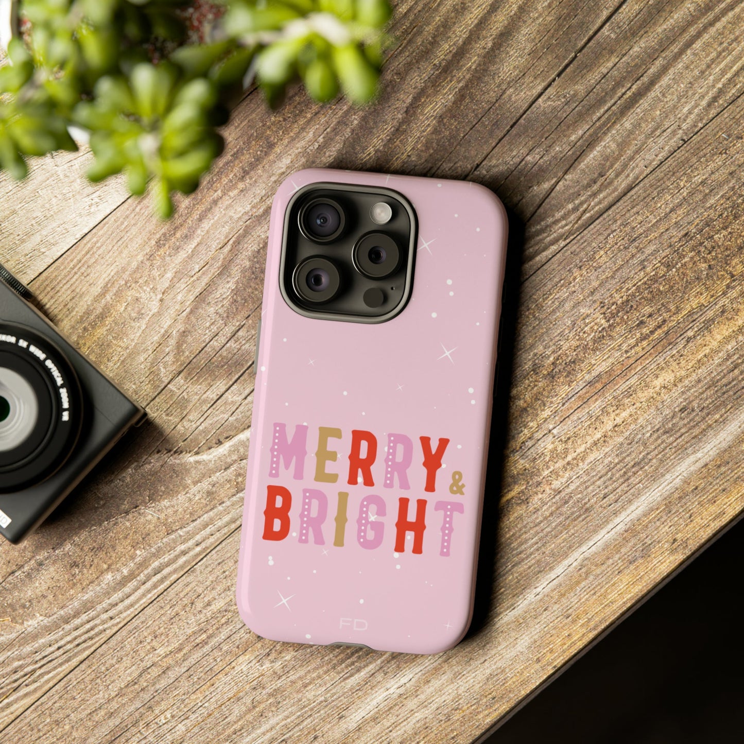 Merry & Bright Durable Case for iPhone