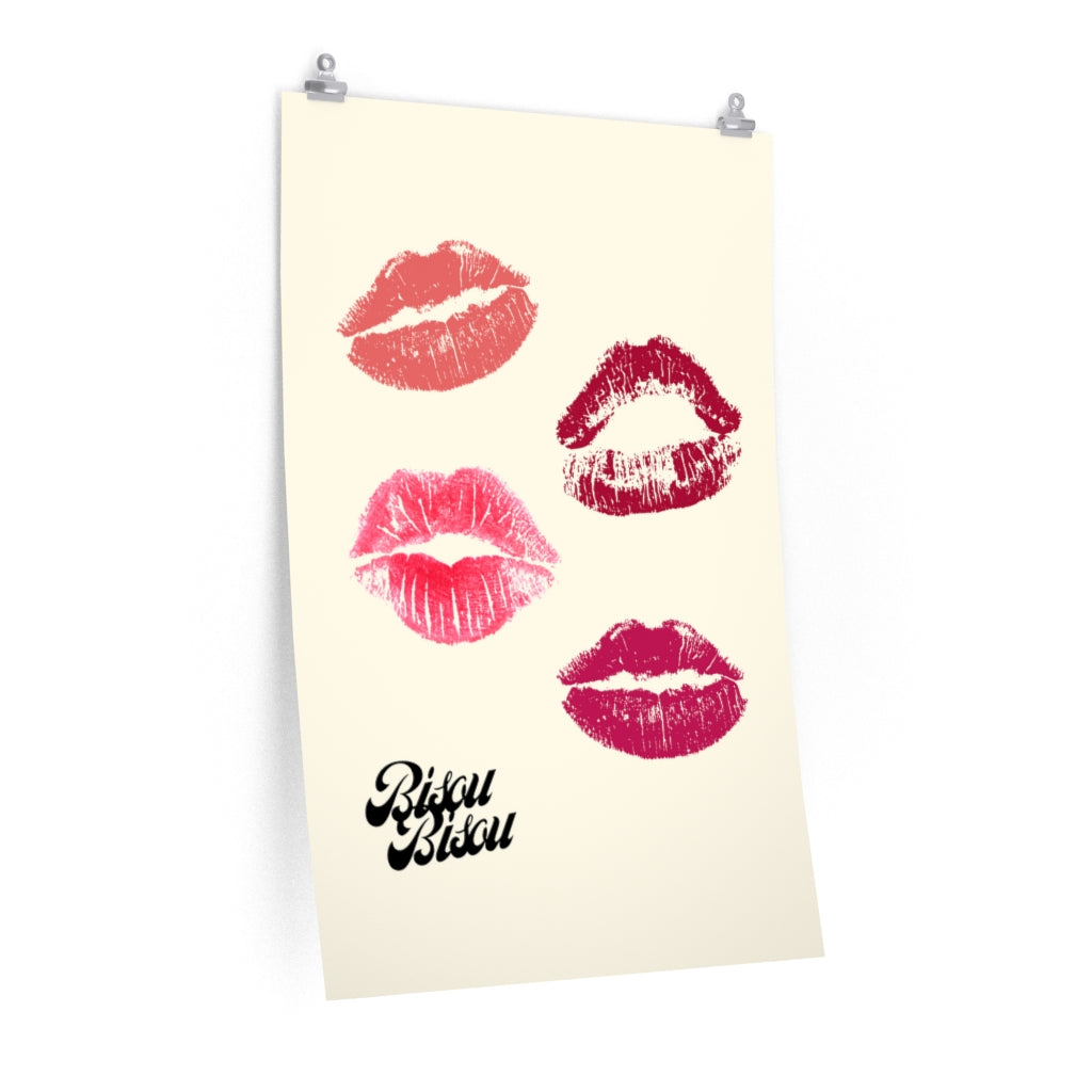 Kisses Bisou Bisou Poster