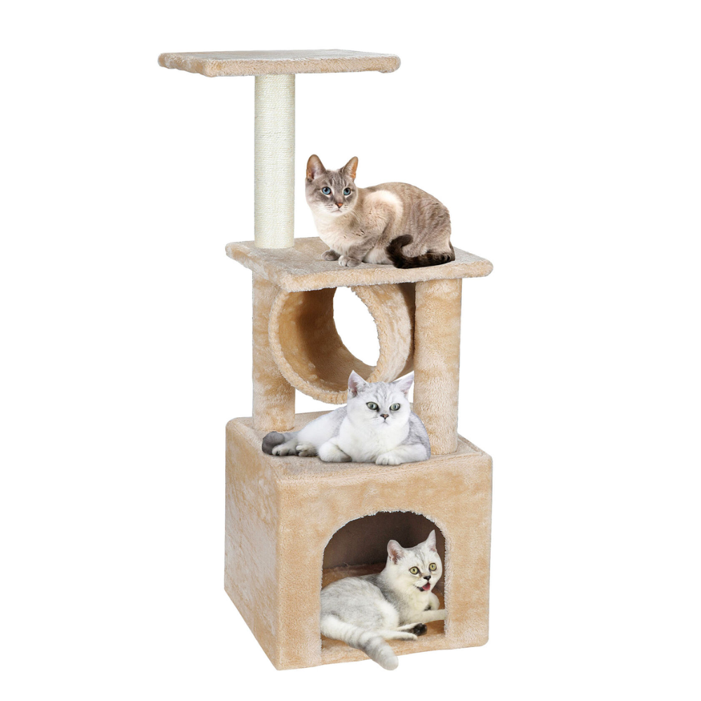 Scratching Post: A Tower for Cats to Climb and Lounge In