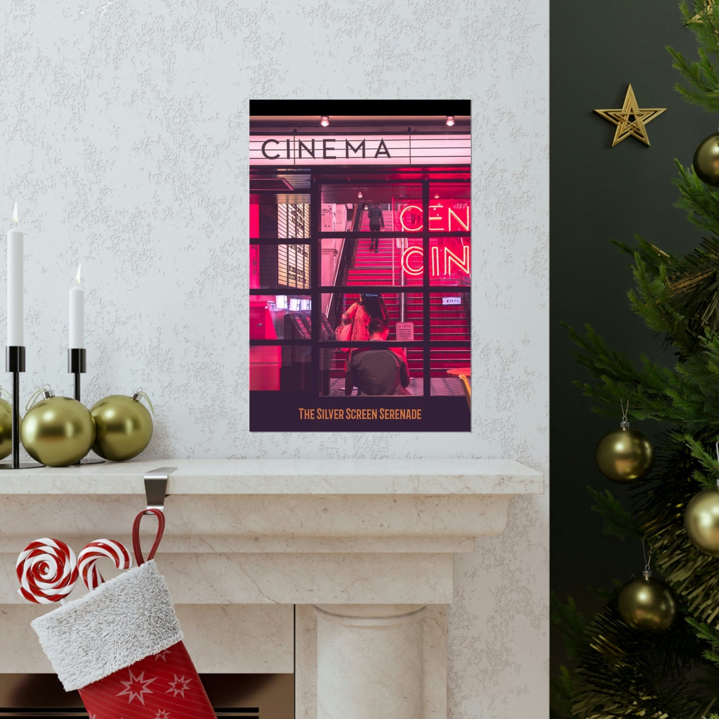 Vintage Movie Theme Print