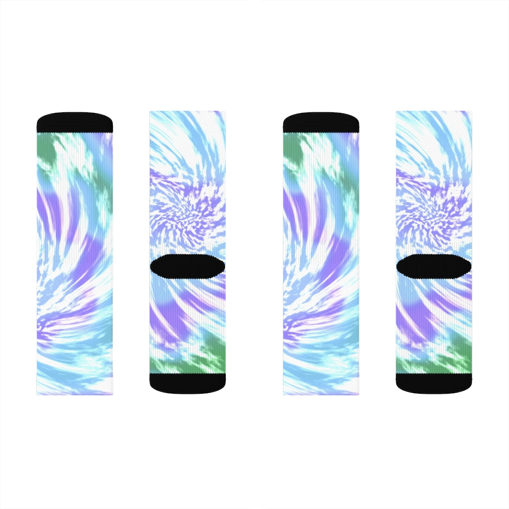 Vibrant Lavender Patterned Socks