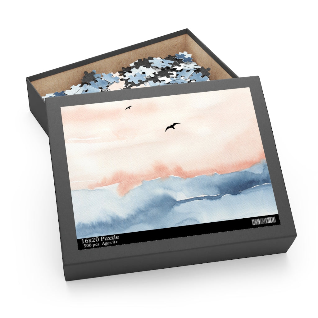 500-Piece Seaside Avian Puzzle