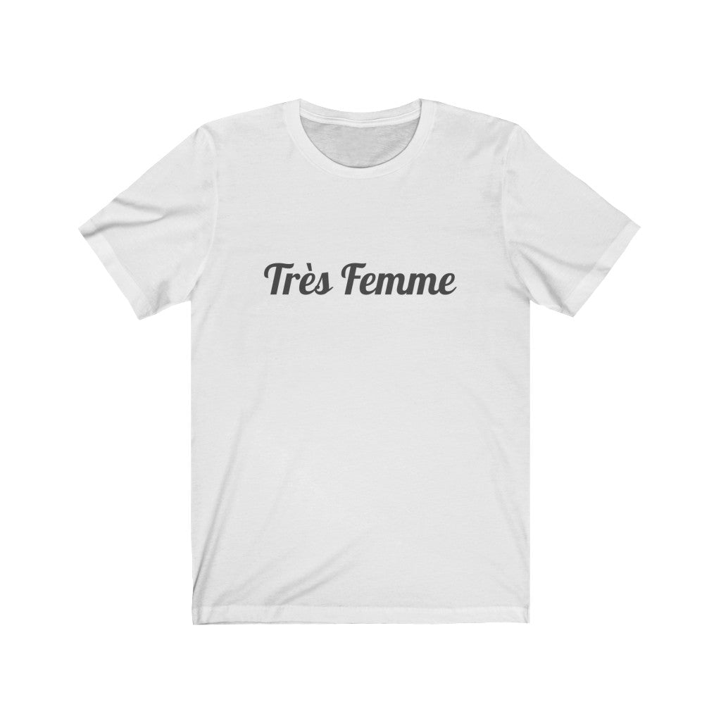 Black Logo T-Shirt for Women - Tre Femme Edition
