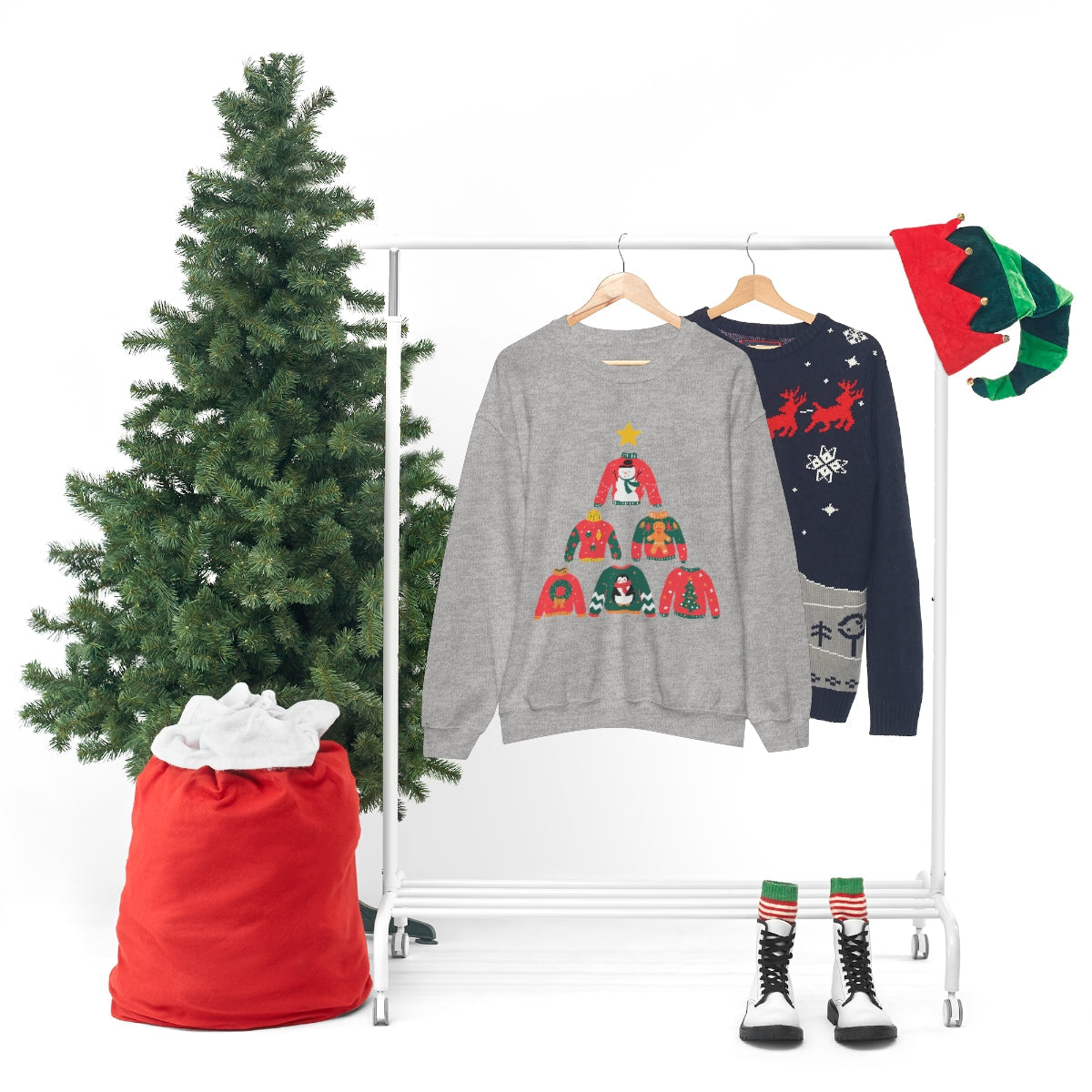Christmas Tree Themed Women's Sweater