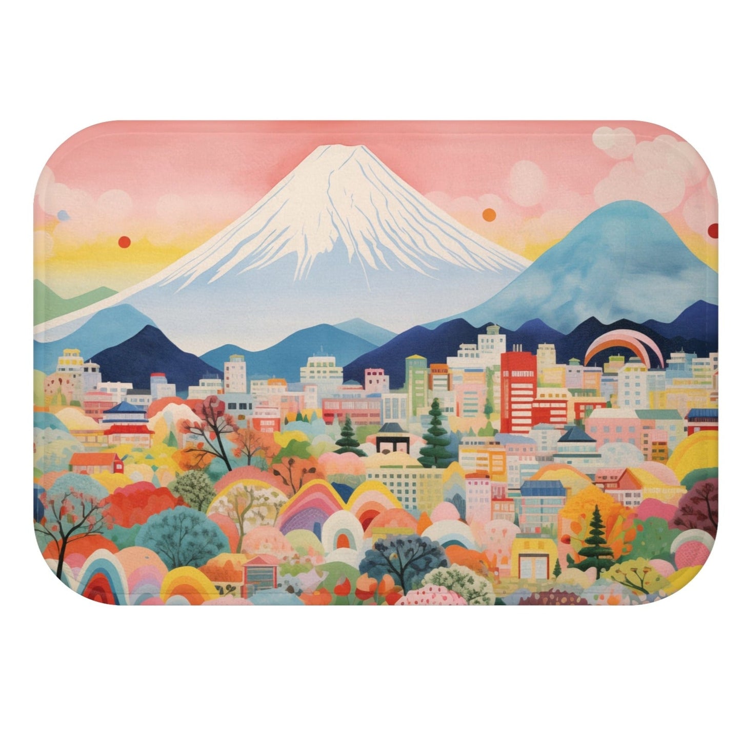 Skyline Bath Mat - Mount Fuji Edition