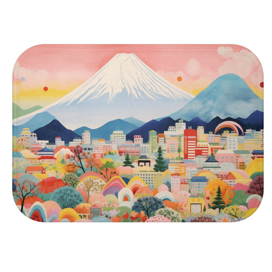 Skyline Bath Mat - Mount Fuji Edition