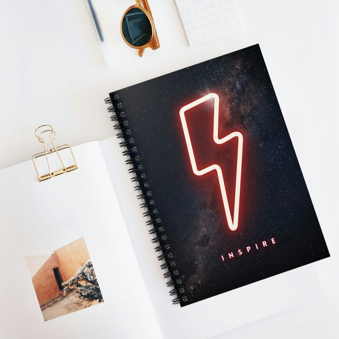 Flash Spiral Notebook - Ignite Creativity with the Spiraling Inspiration
