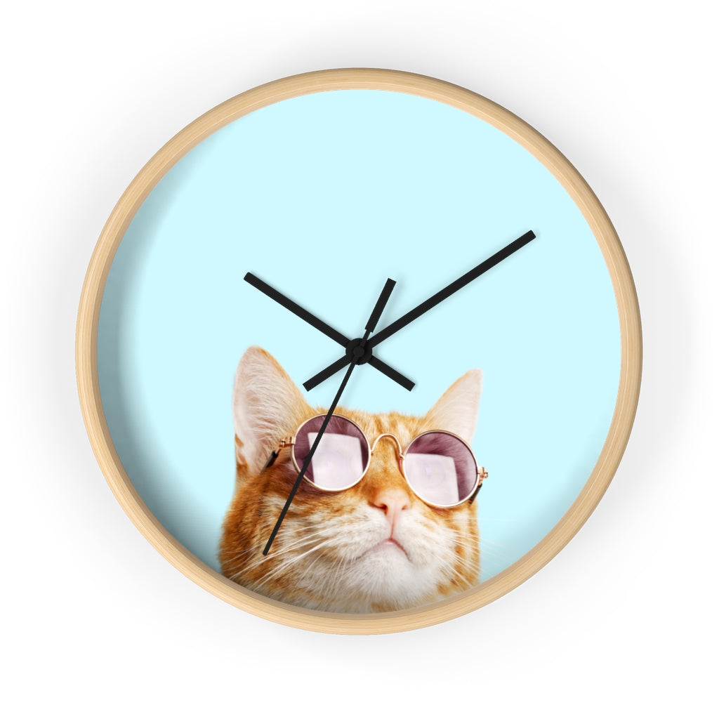 The Right Cat Wall Clock