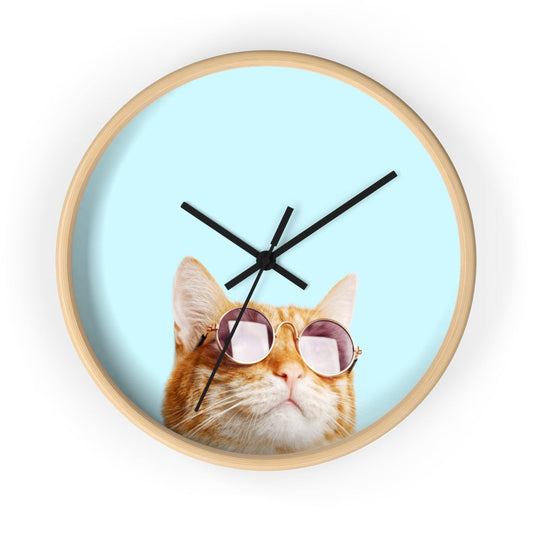 The Right Cat Wall Clock