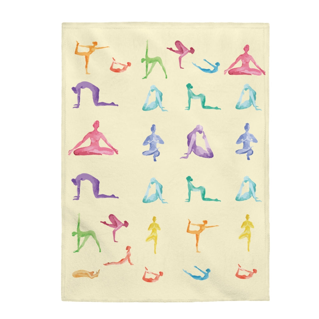 Velveteen Plush Blanket for Yoga Haven