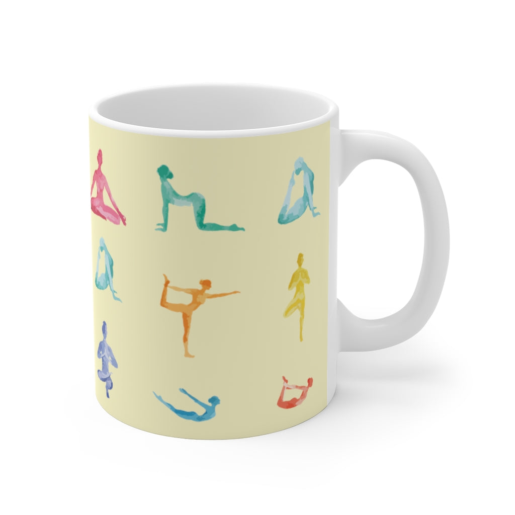 Yoga Poses Coffee Cup