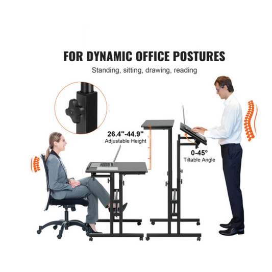 Adjustable Laptop Stand with Versatile Functionality