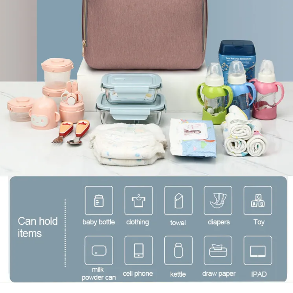 Versatile Diaper Tote with Enhanced Play Mode
