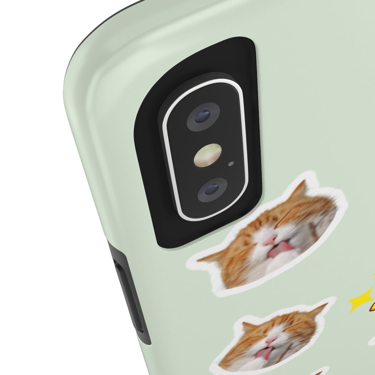 Yummy Feline Durable iPhone Case with Wireless Charging