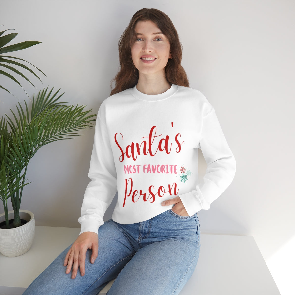 Women's Sweatshirt - Santa's Beloved Companion