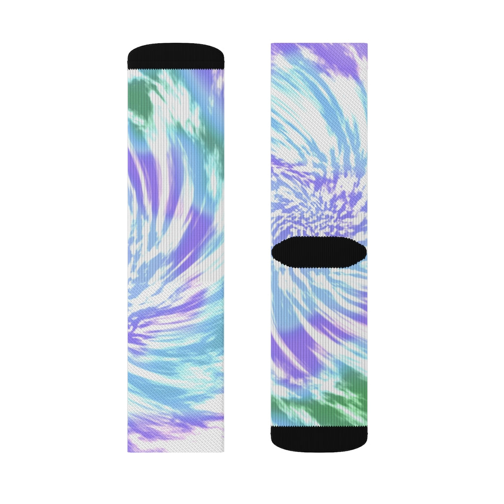 Vibrant Lavender Patterned Socks