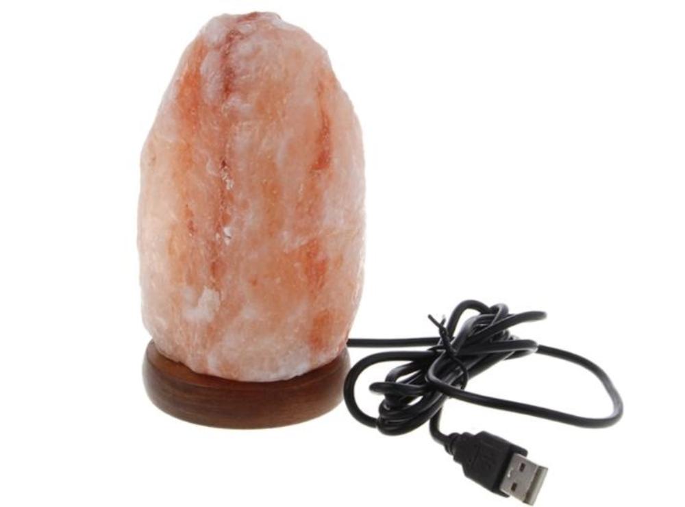 USB Himalayan Salt Night Lamp - Organic Light Source
