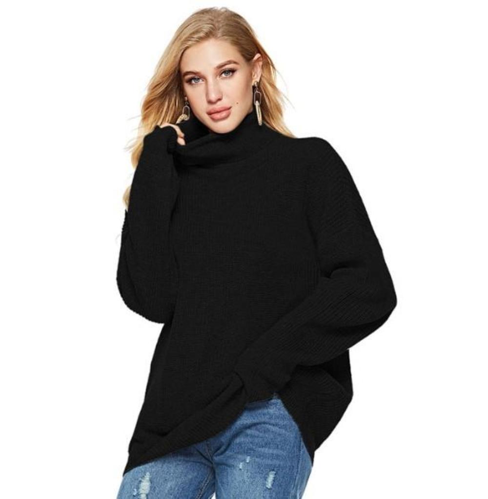 Trendy Women's Turtleneck Pullovers