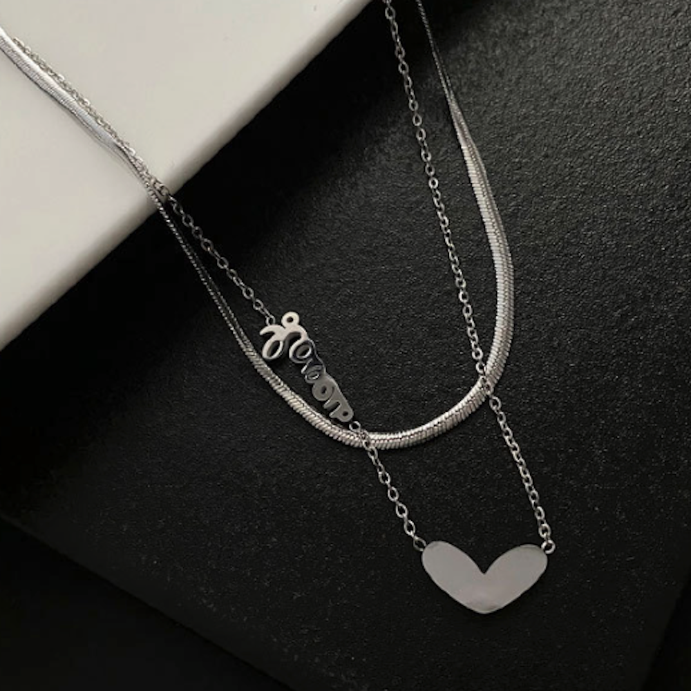 Women's Romance-inspired Layered Necklace